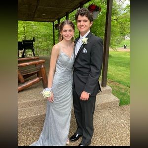 Selling my prom dress! Size 0 but altered so can fit smaller.